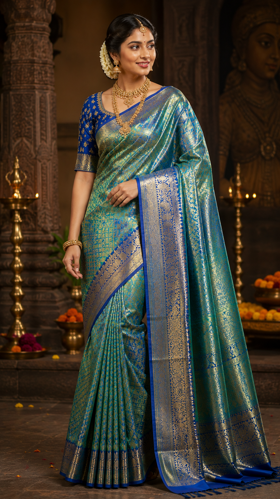 Bridal saree design 2