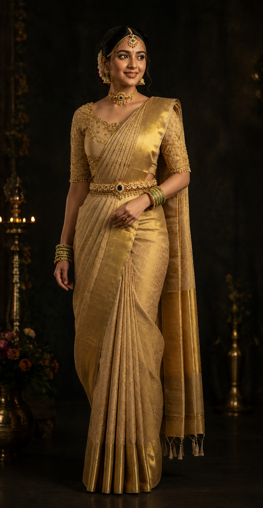 Bridal saree design 4