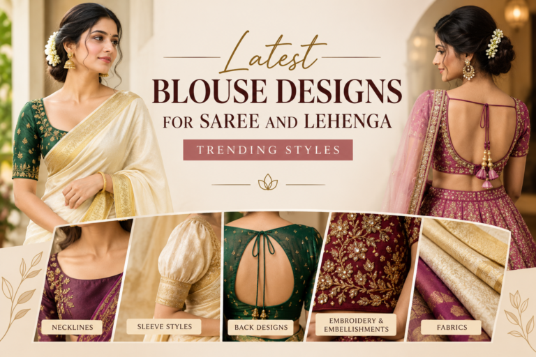 Latest Blouse Designs for Saree and Lehenga: Trending Styles